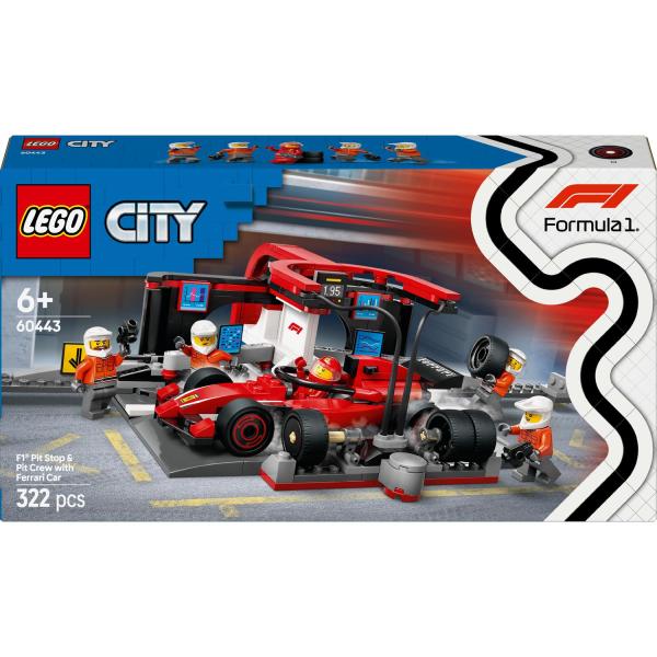LEGO® City 60443 Zastávka v F1® a Pit Crew s autem Ferrari (obrázek 9)