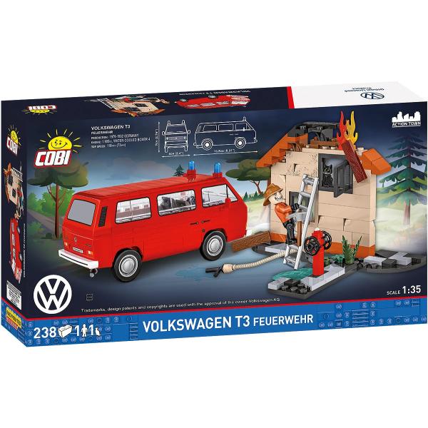 Cobi Volkswagen T3 Hasiči, 1:35, 238 k, 2 f (obrázek 7)