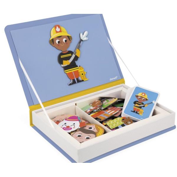 Janod Magnetibook Povolání Magnetická kniha pro děti (obrázek 6)