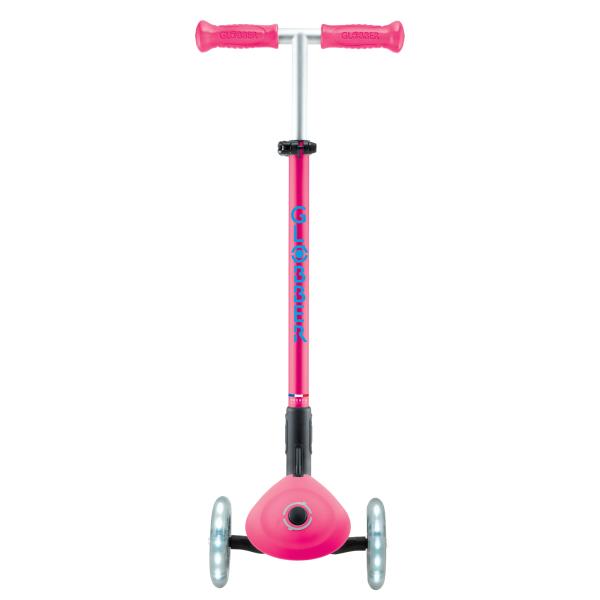 Globber dětská skládací koloběžka Elite Lights Fuchsia (obrázek 3)