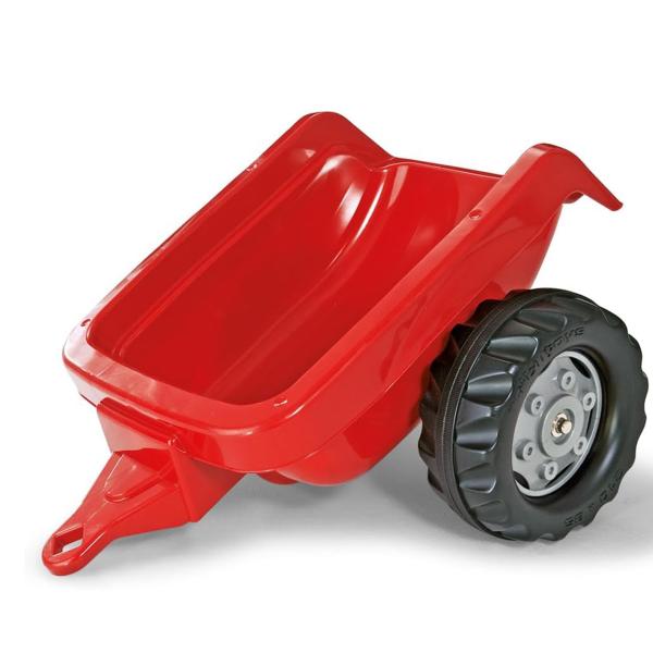 Rollytoys Šlapací traktor Rolly Kid Case s vlečkou, červený (obrázek 3)