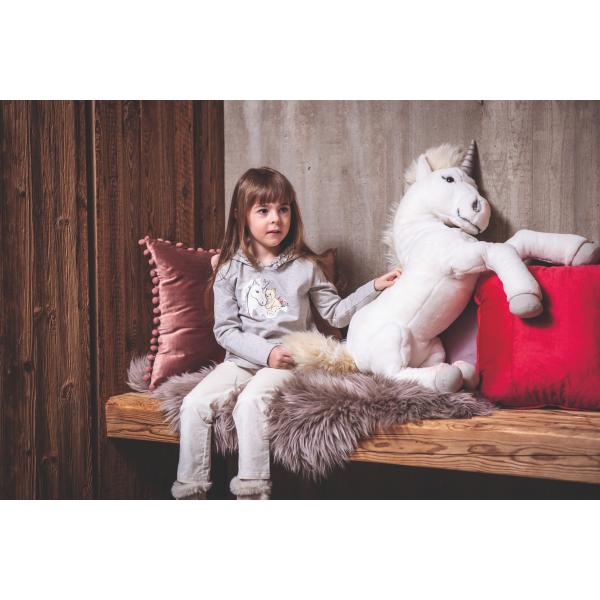 STEIFF Originals Starly visící jednorožec, bílý 70cm plyšová hračka (obrázek 4)
