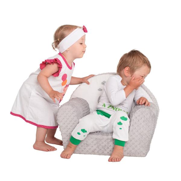 Dětské křeslo z Minky New Baby Liška mátové (obrázek 10)