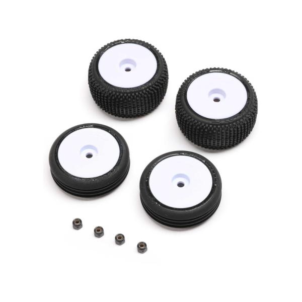Losi kola s pneu bílý disk (4): Micro-B