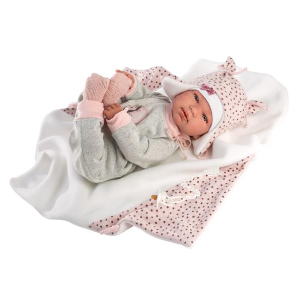 Llorens M844-60 oblečení pro panenku NEW BORN velikost 43-44 cm (obrázek 4)