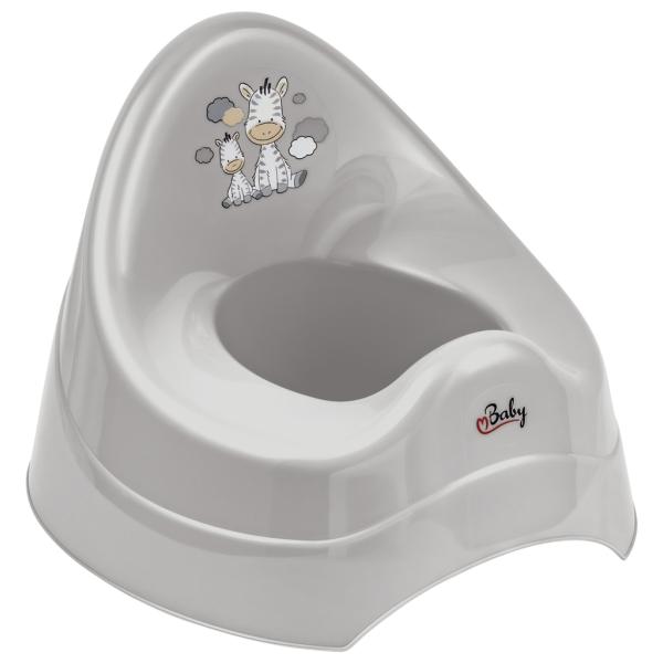 Maltex Nočník s hudbou Zebra - Grey