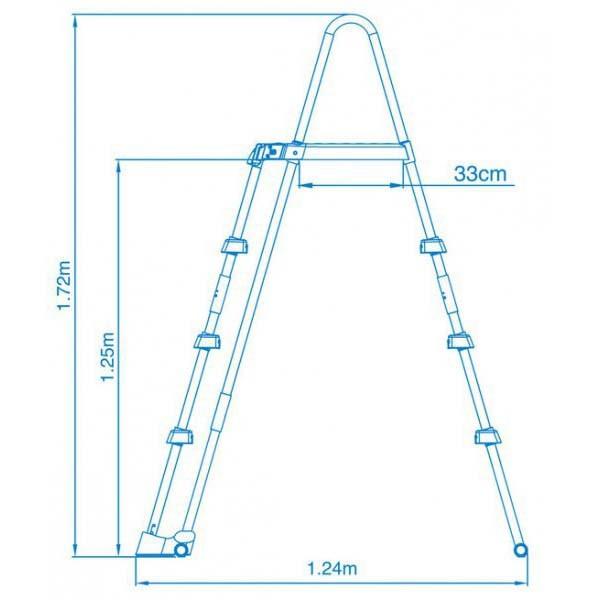 Intex Žebřík do bazénu De Luxe 28076 (obrázek 3)