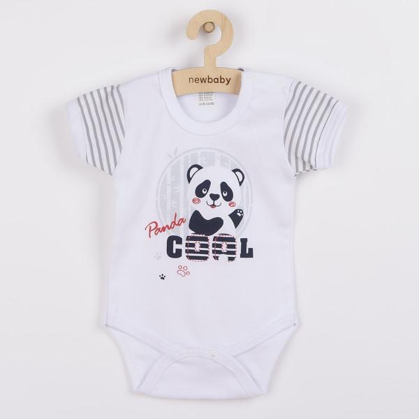 Dětské body s krátkým rukávem New Baby Panda