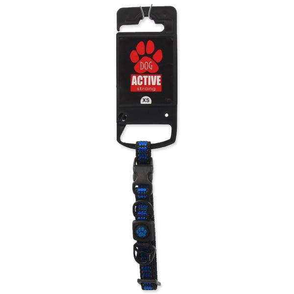 Obojek Active Dog Strong XS modrý 1×21-30cm