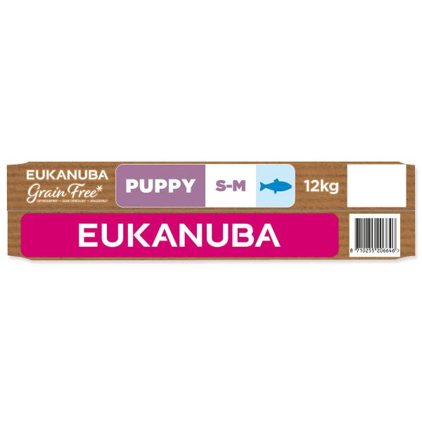 Krmivo EUKANUBA Grain Free Puppy Small & Medium rich in ocean fish 12 kg (obrázek 5)