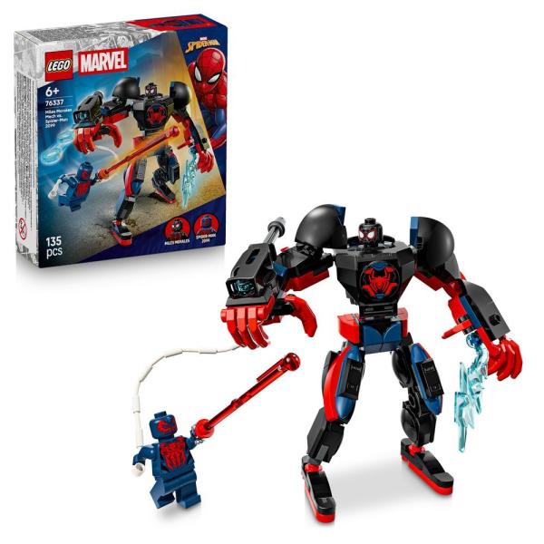 LEGO® Marvel 76337 Robot di Miles Morales contro Spider-Man 2099