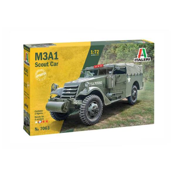 Model Kit military 7063 - M3A1 Scout Car (1:72)