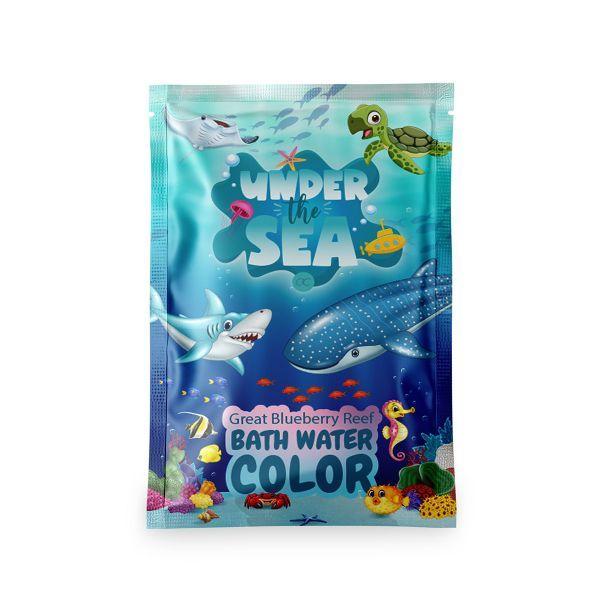 KÚPEĽ farebná 80 g UNDER THE SEA s efektom zmeny farby (modrá až zelená) ACCENTRA