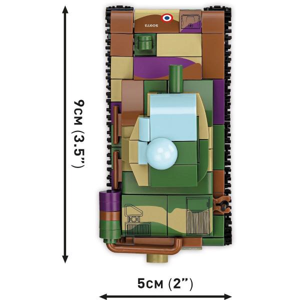 Cobi 3 tanky: Panzer I, Valentine IX, Renault R, 1:35, Muzeum tanků, Les Blindes in Sau