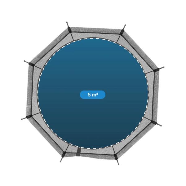 Springfree Trampoline® Compact Round (R54) Trampolína s ochrannou sítí, 240 × 240 cm (obrázek 8)