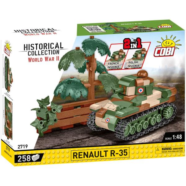 Cobi II WW Renault R-35, PL/FR 2 v 1, 1:48, 258 k