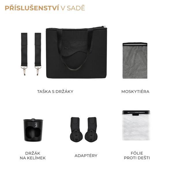 KINDERKRAFT SELECT Kočárek sportovní Yoxi Pure Black (obrázek 10)