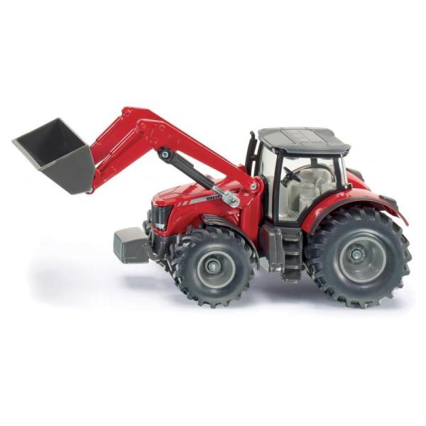 SIKU Farmer - Trattore Massey Ferguson con caricatore frontale