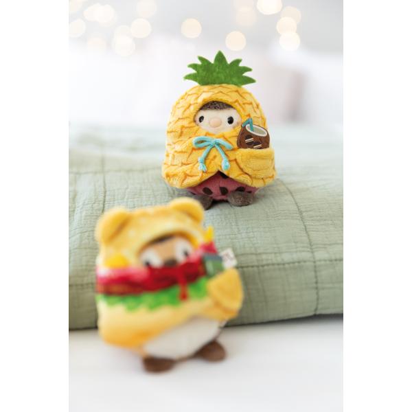 NICI plyš MyMochi Beruška Dozz 8 cm v kostýmu ananas s kokosem, set dárkové bal. (obrázek 8)
