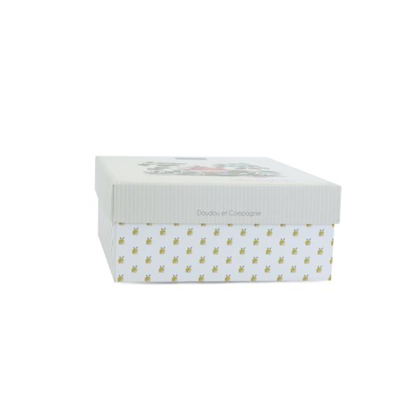 Doudou Dárková sada Plyšová liška Romarin s úchytem na dudlík 19 cm (obrázek 5)