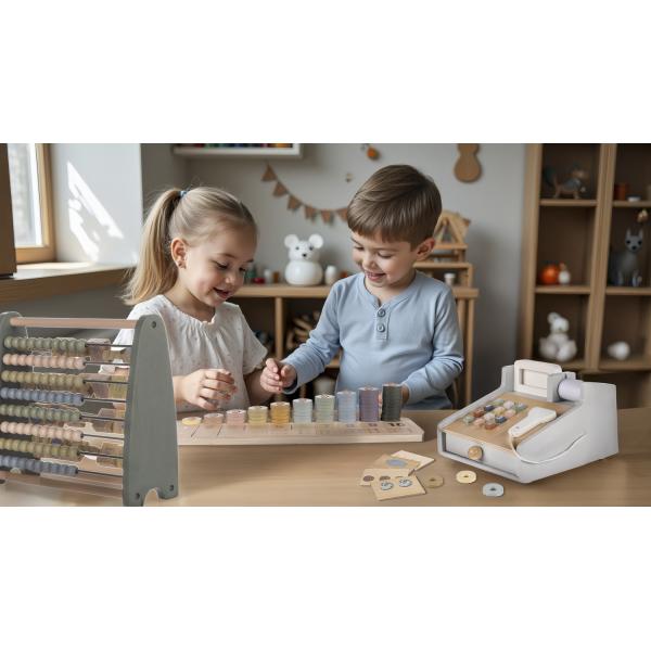 Dřevěná hra Montessori Počítání (obrázek 4)