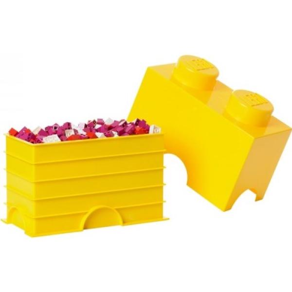 LEGO® úložný box 2 - žlutá 125 x 250 x 180 mm (obrázek 4)