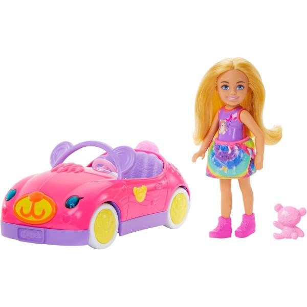 Mattel Barbie Chelsea a mackovia autíčko (obrázek 3)