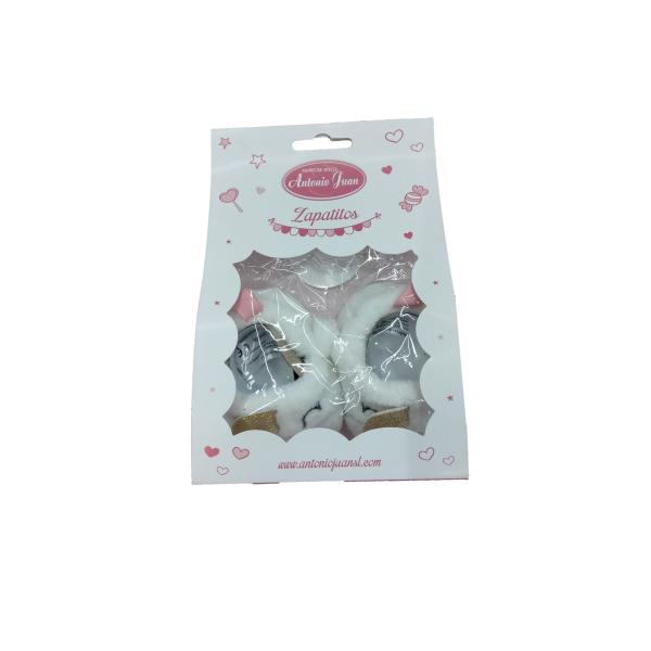 Antonio Juan 92004-1 Botičky pro panenku – bačkůrky s jednorožcem nízké