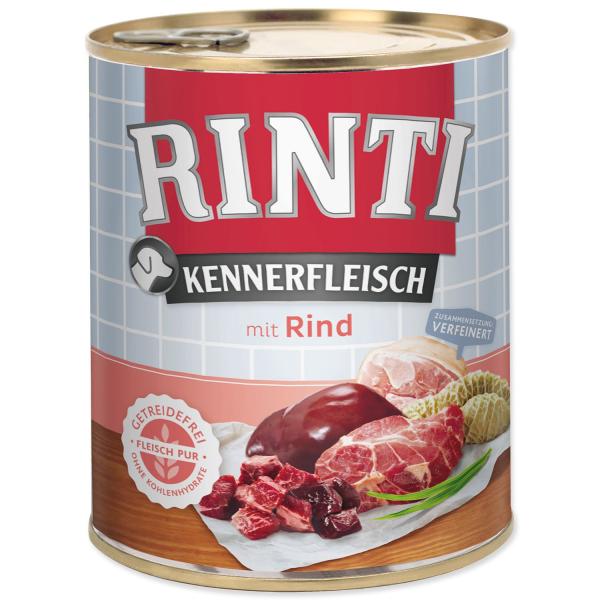 Konzerva Rinti Kennerfleisch Adult hovězí 800g