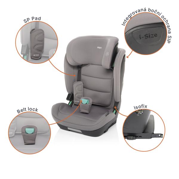 Autosedačka Matrix i-Size, Toffee Brown