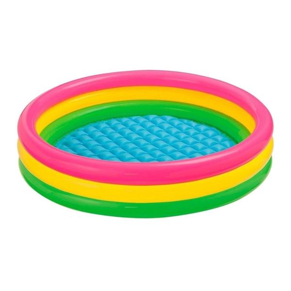 Intex nafukovací detský bazénik trojfarebný, 147x33 cm