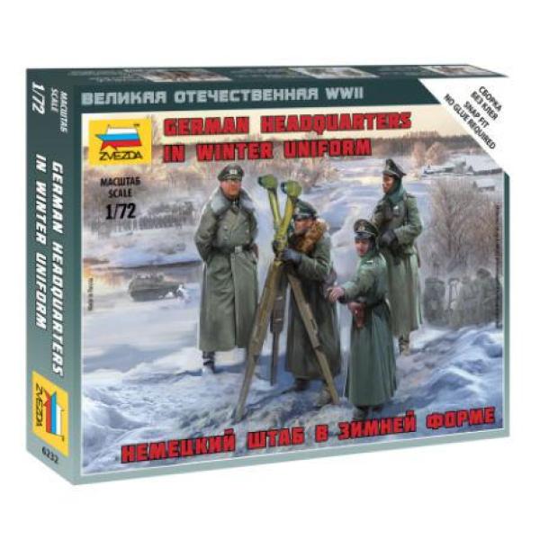 Snap Kit figurky 6232 - Německé velitelství v zimní uniformě (1:72)