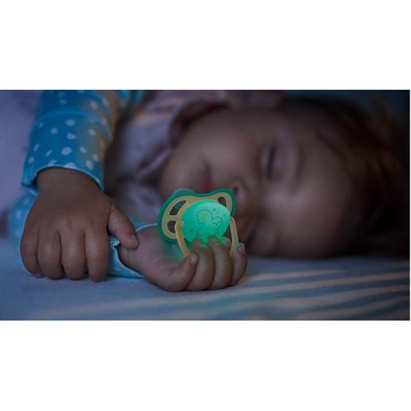 Philips AVENT Dudlík Ultra air noční 0-6m neutral 1ks (obrázek 3)