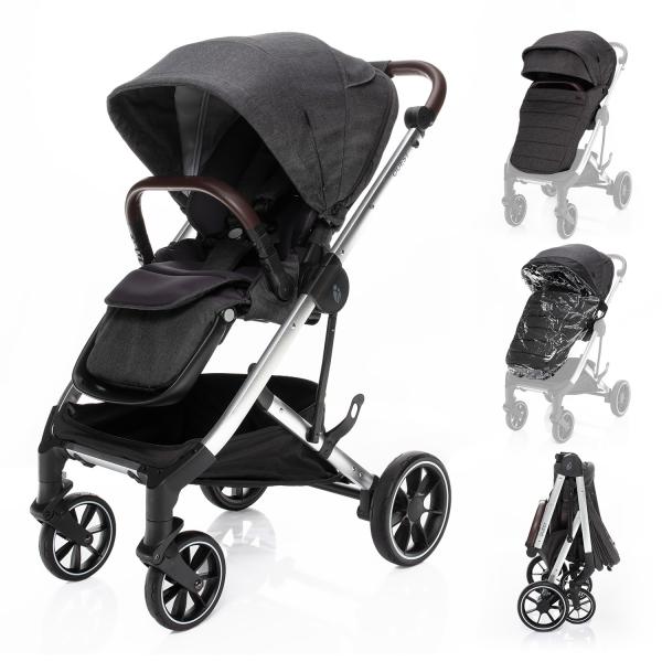 Kočárek Quest, Vulcan Black / Silver