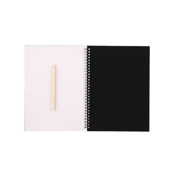 Škrábací/Vyškrabovací notes duhový 10 listů (obrázek 4)