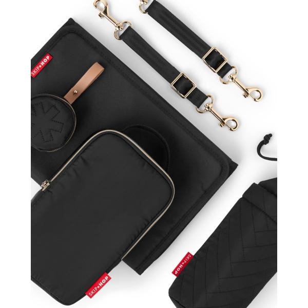Skip Hop Taška přebalovací/batoh 6v1 Suite Set Black (obrázek 5)