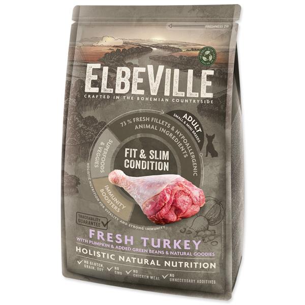 Krmivo ELBEVILLE Adult Mini Fit and Slim Condition Fresh Turkey 1,4kg (obrázek 3)