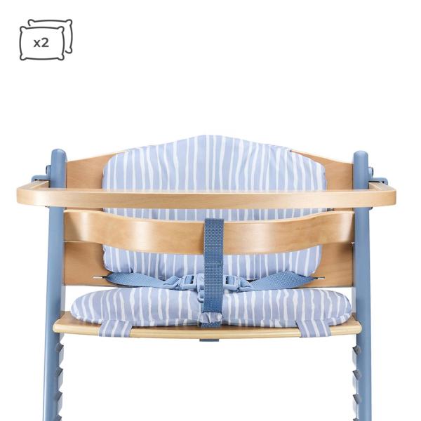 KINDERKRAFT Židlička jídelní Nordic Breeze s polštářem (obrázek 8)