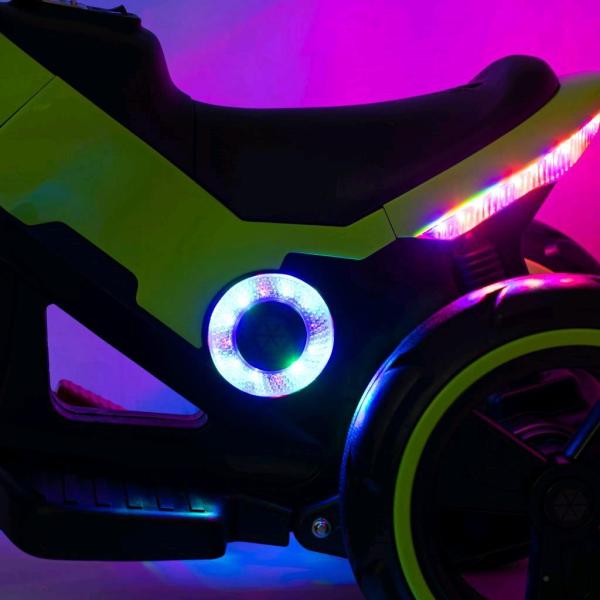 Dětská elektrická motorka Baby Mix POLICE červená (obrázek 4)