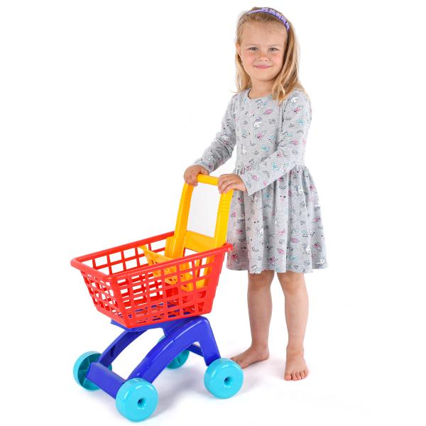 Nákupní vozík červený