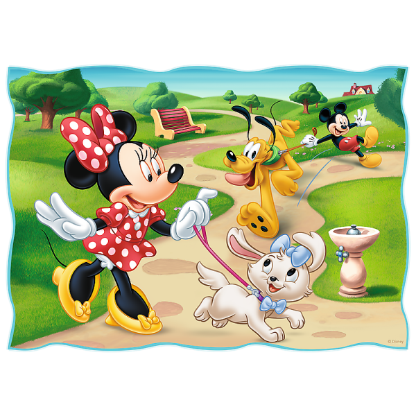 Trefl Puzzle 4v1 - Mickeyho pěkný den / Disney Standard Characters (obrázek 5)