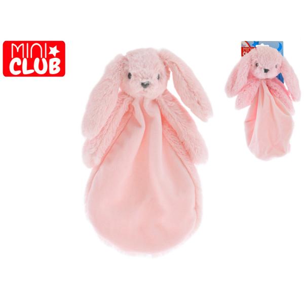Mini Club usínáček zajíček plyšový růžový 27cm