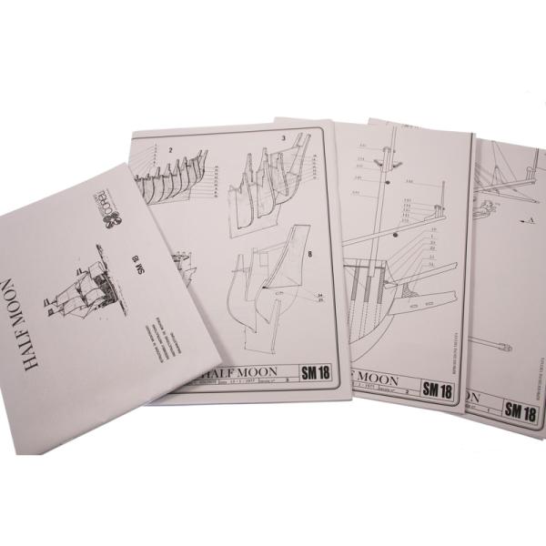 COREL Half Moon 1609 1:50 kit (obrázek 9)