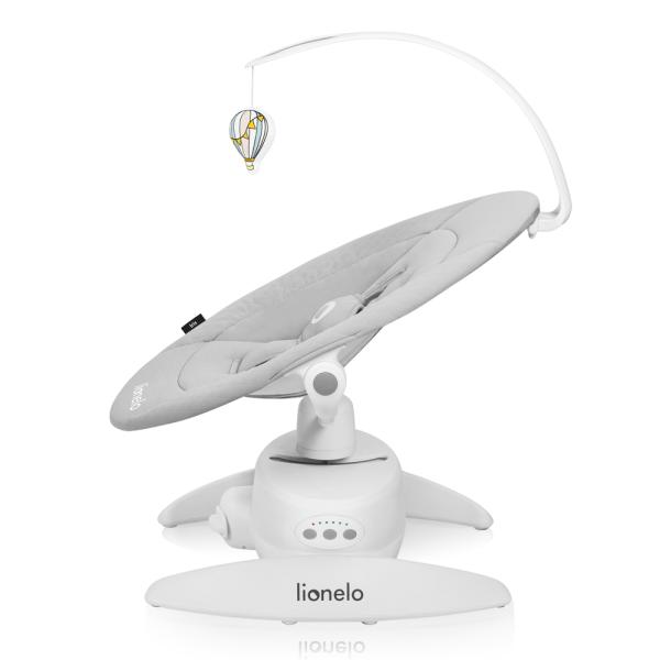 LIONELO Dětské lehátko Iris Grey Concrete, 0m+