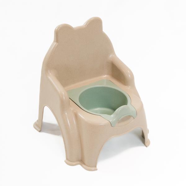 Doloni ECO Line Dětský nočník s tygrem Eco béžovo-zelený