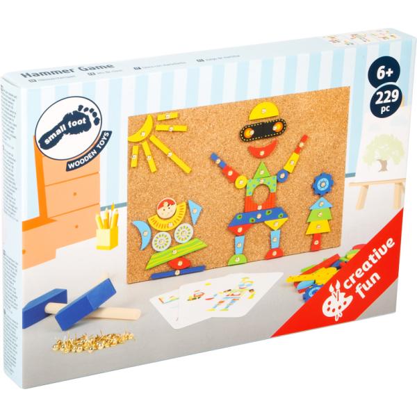 Small Foot Dřevěná kreativní zatloukací hra (obrázek 4)