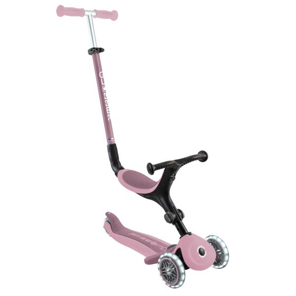 Globber Dětská koloběžka Go up active lights ecologic Berry (obrázek 4)