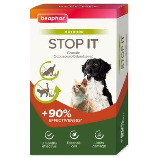 Granulát Beaphar STOP IT odpuzovač venkovní pro psy a kočky 2x200g