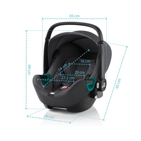 Autosedačka Baby-Safe iSense, Nordic Grey (obrázek 4)