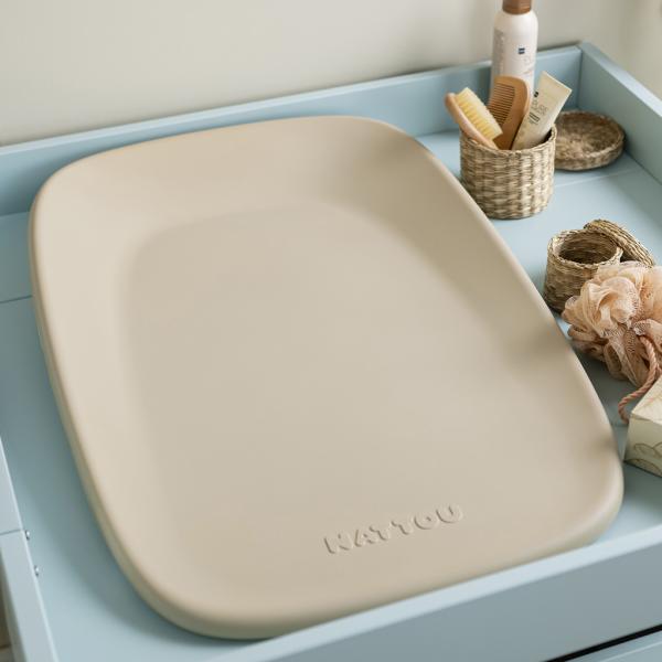 NATTOU Podložka přebalovací měkká Softy Beige bez BPA 50x70 cm (obrázek 7)